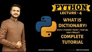 Python Programming - Python Dictionary Complete Tutorial !!