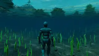 Unity - Testing the underwater effect I created.