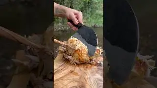 Çamur ve Yaprakta Bütün Tavuk 🐔 | Whole Chicken in Mud and Leaves 🐔