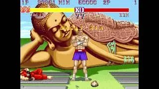 Street Fighter II' - Sagat (Win Poses)