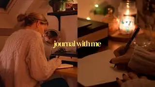 ASMR journal with me! cozy new setup for fall 🍂🍄