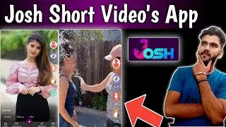 How to use josh short video app | How to upload video's on josh app | Josh App - Made in India