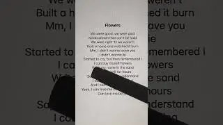 Enjoy Flowers! #lyrics #music #therapy #singing #karaoke #relaxing #singalong #foryou #flowers