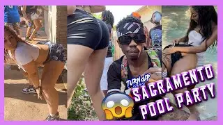 TurnxUpFiles: Pool Party in SACRAMENTO, CA Gets Lit  🤯🔥 (Bay Area Twerk +  Uncensored)