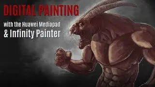 DIGITAL PAINTING with the Huawei Mediapad & INFINITE PAINTER