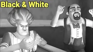 Scary Teacher 3D Black & White In Strike That Prank