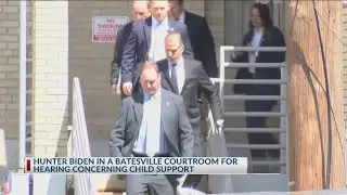 First son Hunter Biden in Batesville court for child support hearing, requests lower payments