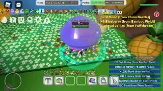 Mythic puffshroom in bee swarm simulator ;-;
