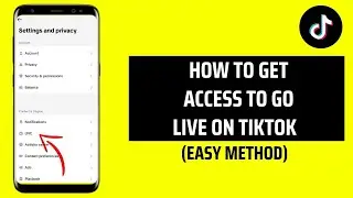 How To Get Access To Go Live On Tiktok