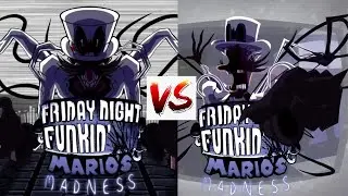 Friday Night Funkin': Mario's Madness V3 - Secret Exit V1 vs V2 (NEW Cutscenes)