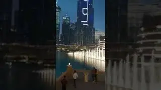 Burj khaleefa fountain dance.