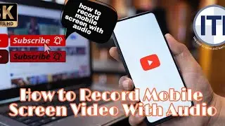 How to Record Mobile Screen Video With Audio Professionally Free in Hindi