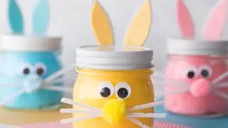 Easter Bunny Slime DIY |  부활절 토끼 슬라임 DIY