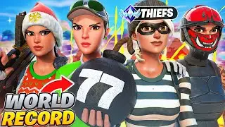 WORLD RECORD 77 Elims in UNREAL Ranked Squads!
