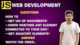 9) Instance properties(baseURI ,isConnected,prev,next)|Javascript for Web Development | JK CoDEVERSE