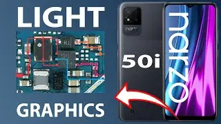 realme narzo 50i display light no graphic solution😮😂🤣🤣