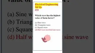 Electrical Engineering Most Important MCQs |33 #shorts #electricalengineering #electricalmcq