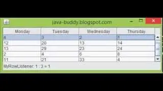 Detect selection on individual cell in JTable