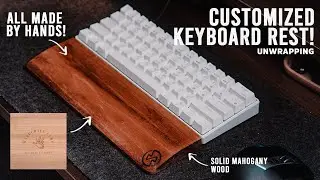 Customized Wooden Keyboard Rest by Handcraft Guru | Unwrapping