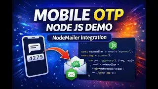 Node js Email OTP Send Tutorial Nodemailer OTP System Step by Step 2026 