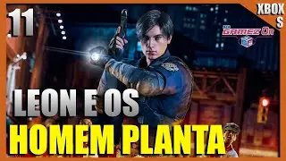 Resident Evil 2 Remake Parte 11 - Leon e os Homem Planta