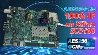 High performance AES256-GCM for secure communication over 100G Ethernet