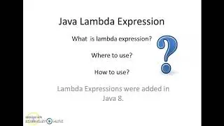 Java lambda expression easy explanation with code!!