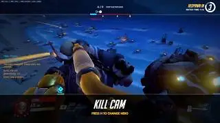 Overwatch Funny Reinhardt Kill