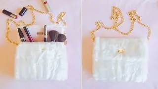 DIY Como Fazer Bolsa SEM Costura | Nanny Ribeiro