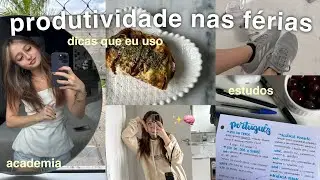 como eu me mantenho produtiva nas férias | dicas de estudos com a filadd
