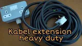 Tutorial step by step DIY sendiri pasang kabel extension heavy duty