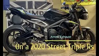 Arrow Exhaust (2020 street triple rs)