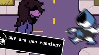 Lancer, WHY are you running? (Why are you running vine deltarune version)