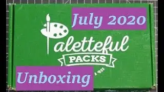 July 2020 Paletteful Petite Packs Unboxing