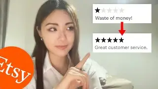 What to do if you get a bad Etsy review.