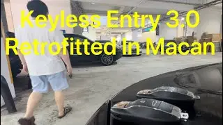 Keyless Entry 3.0, Phone As Key 3.0 Retrofitted In Macan
