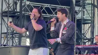 Elsie Fest - Darren Criss & JC Chasez *NSYNC - Its Gonna Be Me - Rooftop at Pier 17 - NYC - 9/8/24