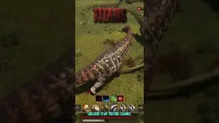 Apatos Vs Carnos #pathoftitans #dinosaur #gaming