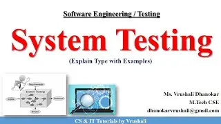 SE 47 : System Testing | Types with Examples