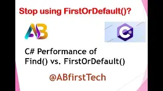 Really Don't Use FirstOrDefault in .NET?