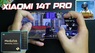 Xiaomi 14T Pro PUBG Test With FPS Meter & Battery Test