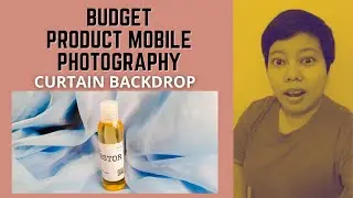 DIY Product Mobile Photography Curtain backdrop