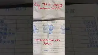 Gaji TKI Di Jepang terbaru 2022 & 2023