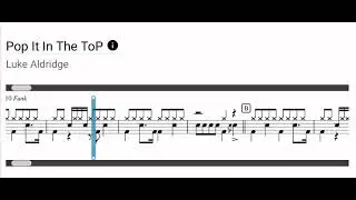 Pop It In The top (drumless) Rockschool Drums Grade 6