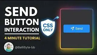 Send Button UI Animation 😀 | Pure CSS