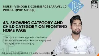 showing category , subcategory and childcategory data on frontend home page 