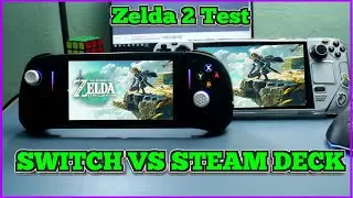 Zelda Tears of The Kingdom Nintendo Switch VS Steam Deck - performance test - side by side