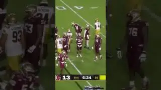 Boston College Player hits the GRIDDY after flopping 😂