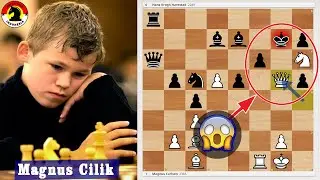 AMAZING!!! MINISTER MAGNUS CARLSEN'S SACRIFICE WHEN HE WAS 12 YEARS OLD 👍