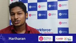 Job Secured Training Program I Student Review Hariharan